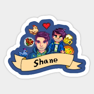 Shane Stardew Valley Sticker